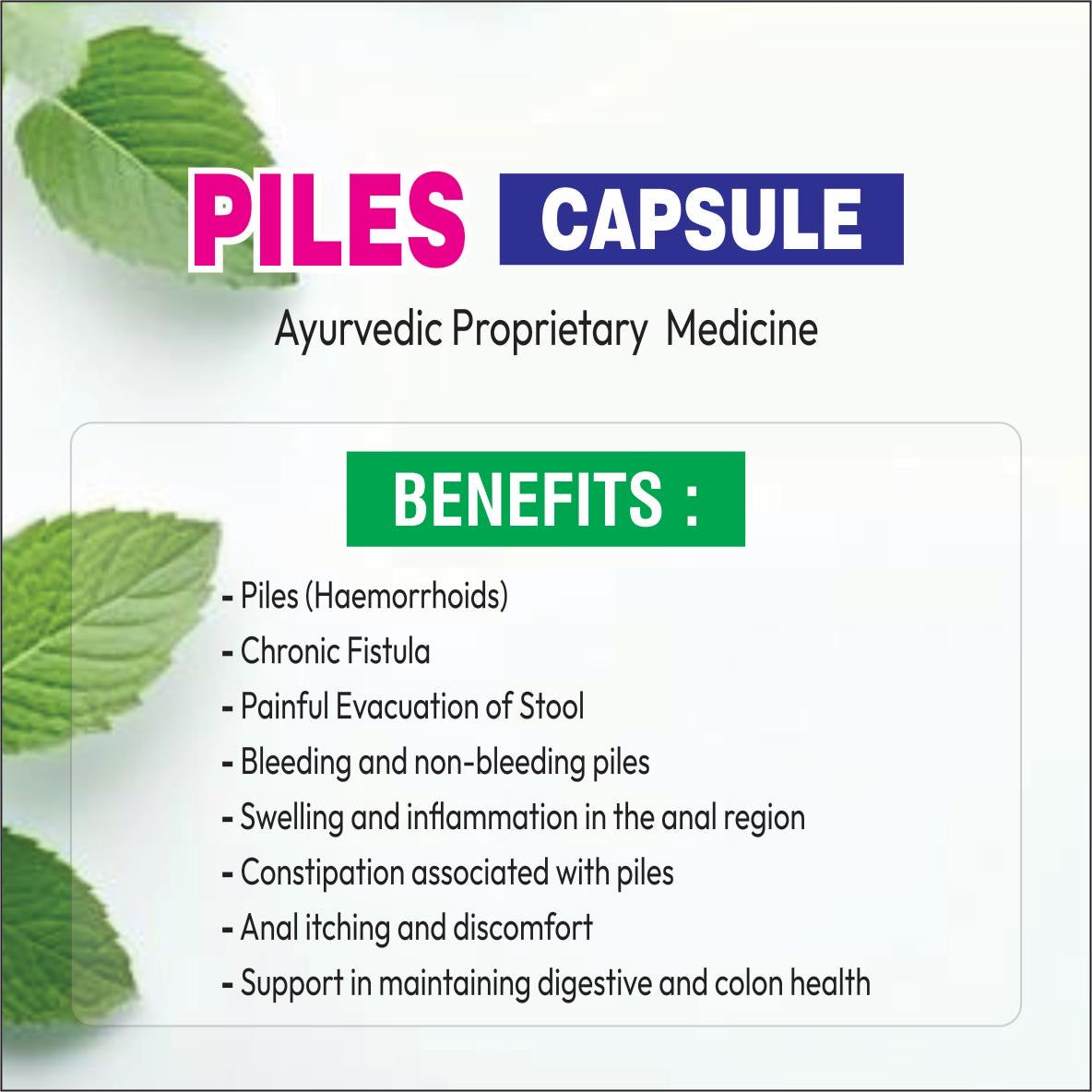 Piles Capsule